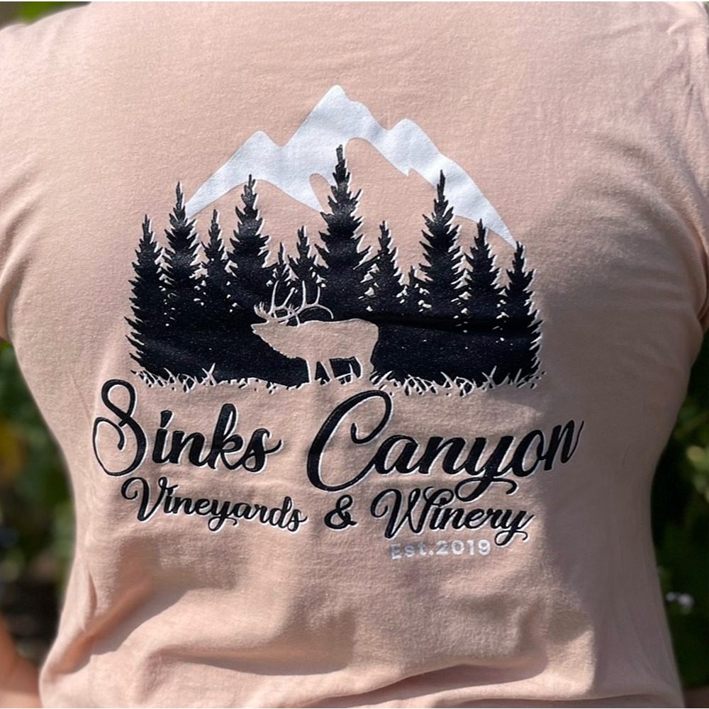 Elk Sinks Canyon Logo - Dusty Rose