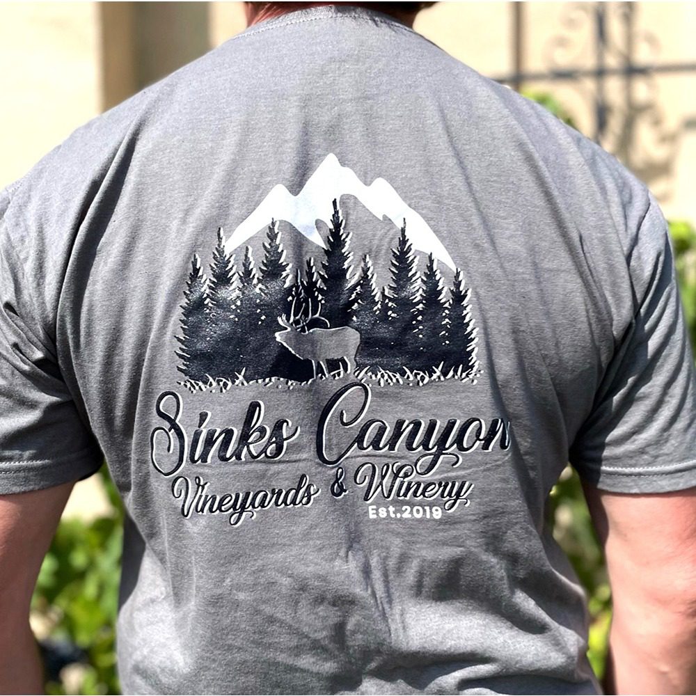 Elk Sinks Canyon Logo - Gunmetal